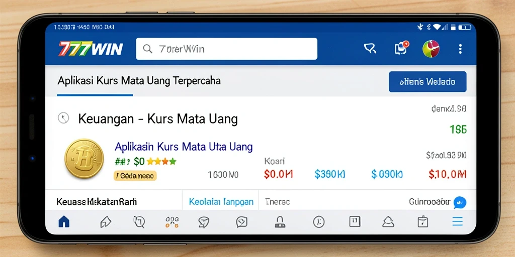Tampilan antarmuka 777WIN yang informatif dan user-friendly.