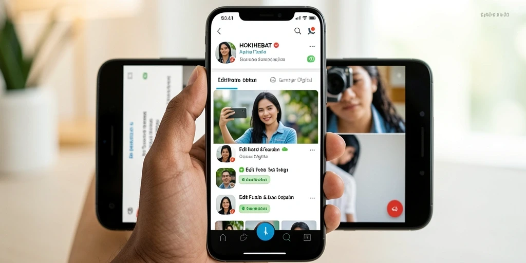 Tampilan antarmuka HOKIHEBAT yang intuitif dan modern untuk pengeditan gambar.