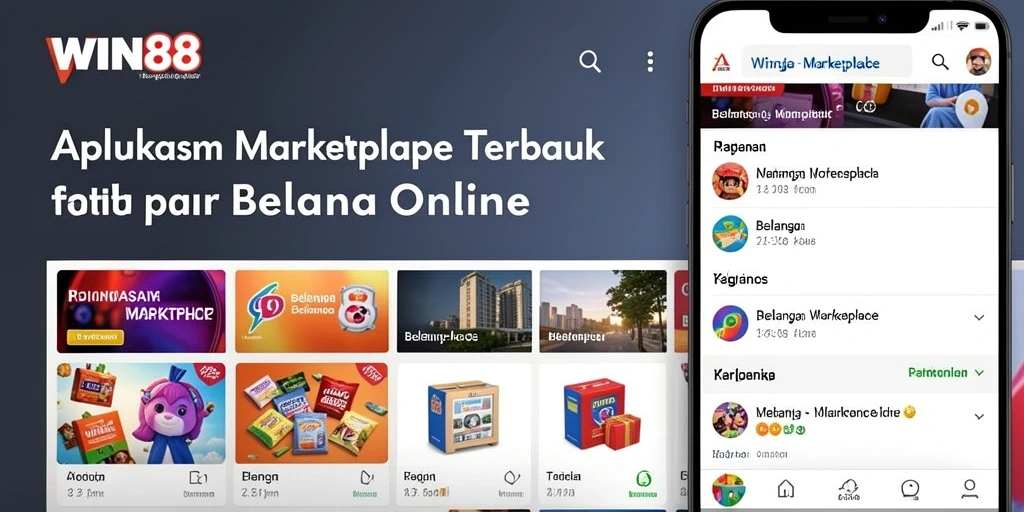 Antarmuka aplikasi WIN88 yang intuitif untuk pengalaman belanja online.